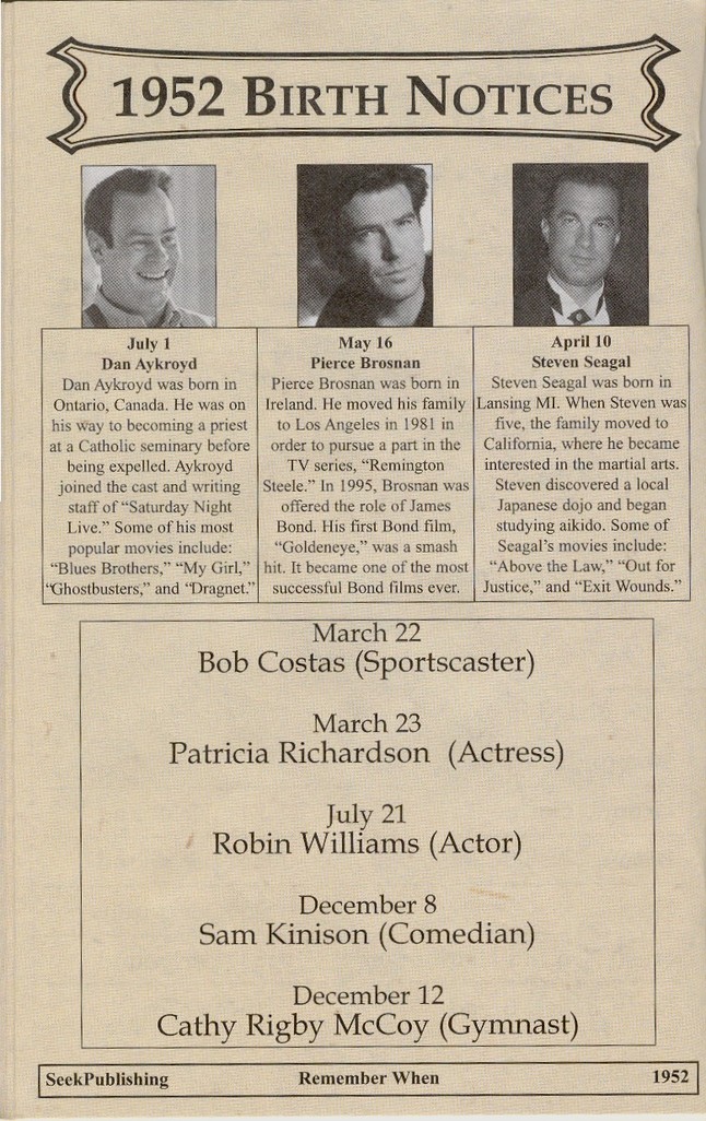 From the 50's & 60's